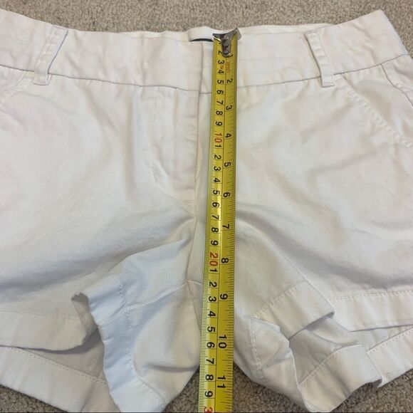 J.CREW white chino shorts size 4 - Picture 6 of 8